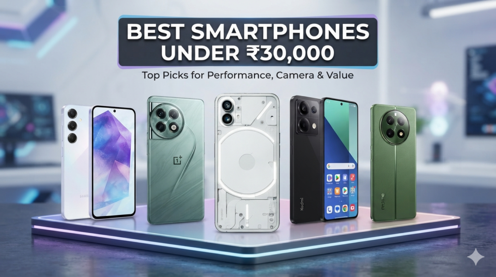 best Smartphones Under 30000 in India