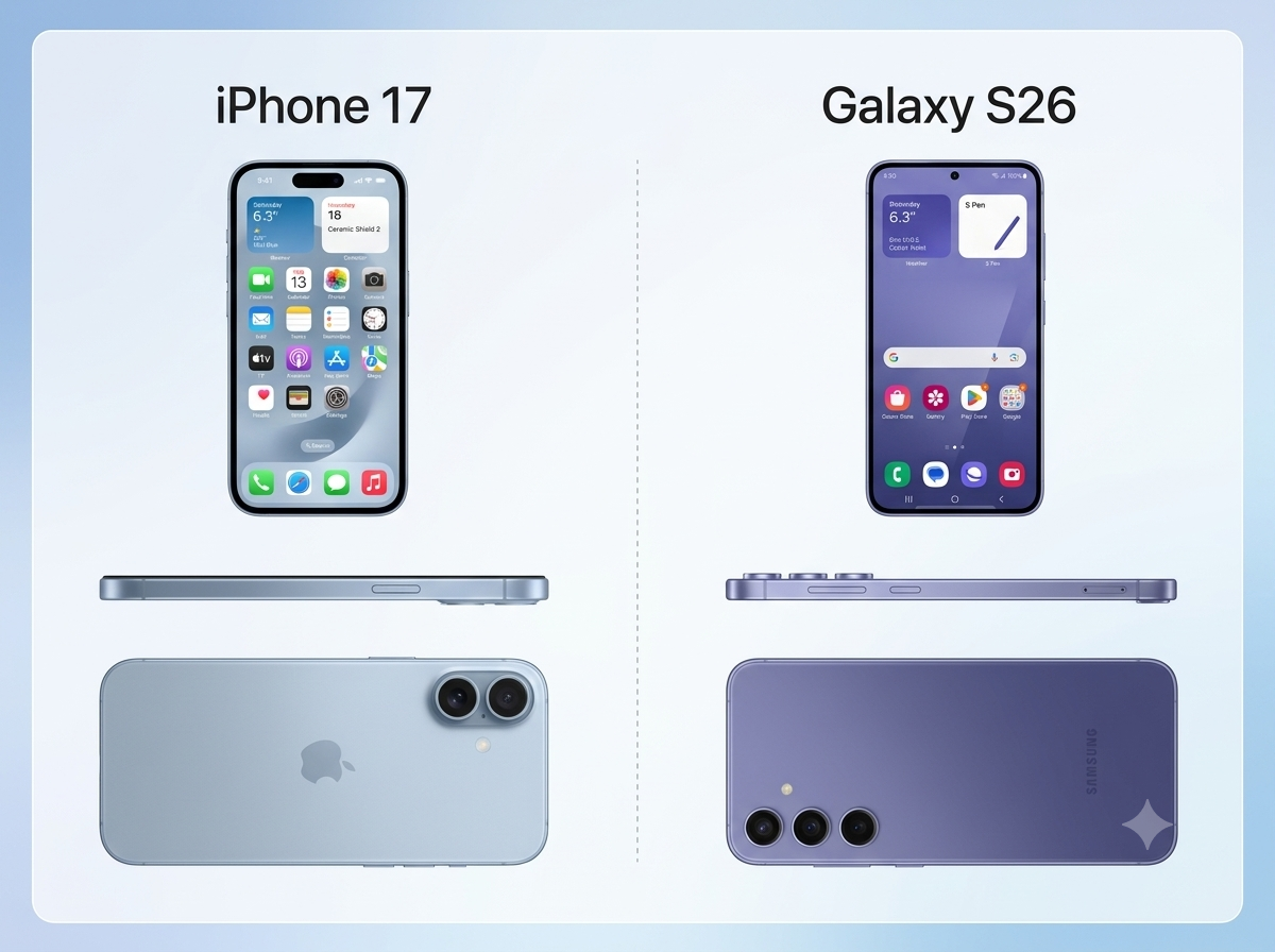 iPhone 17 vs Galaxy S26