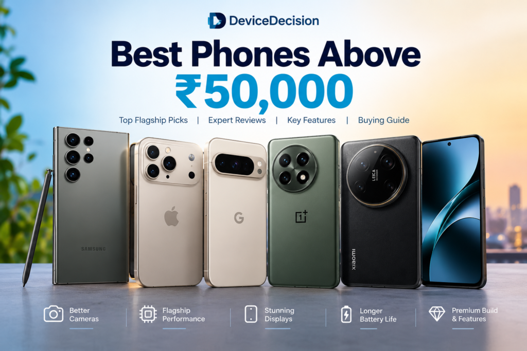 Best Phones Above 50000 in India