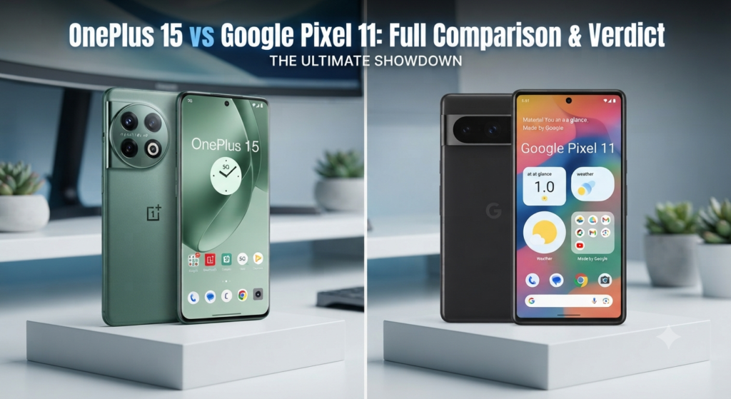 OnePlus 15 vs Google Pixel 11 comparison