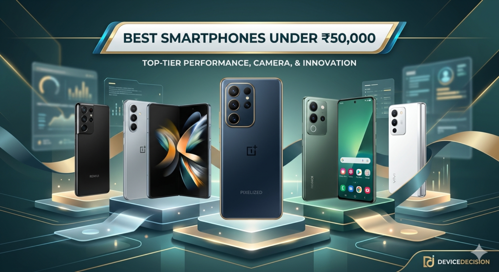 best Smartphones Under 50000 in india