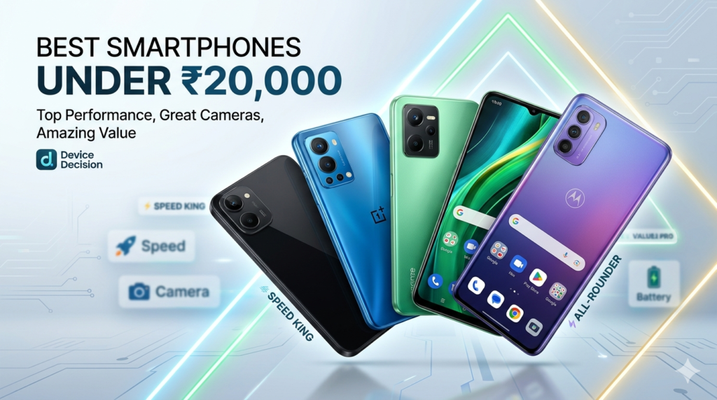 Best Smartphones Under ₹20000 in India